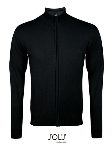 Men´s Zipped Knitted Cardigan Gordon