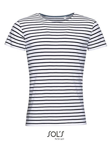 Men´s Round Neck Striped T-Shirt Miles