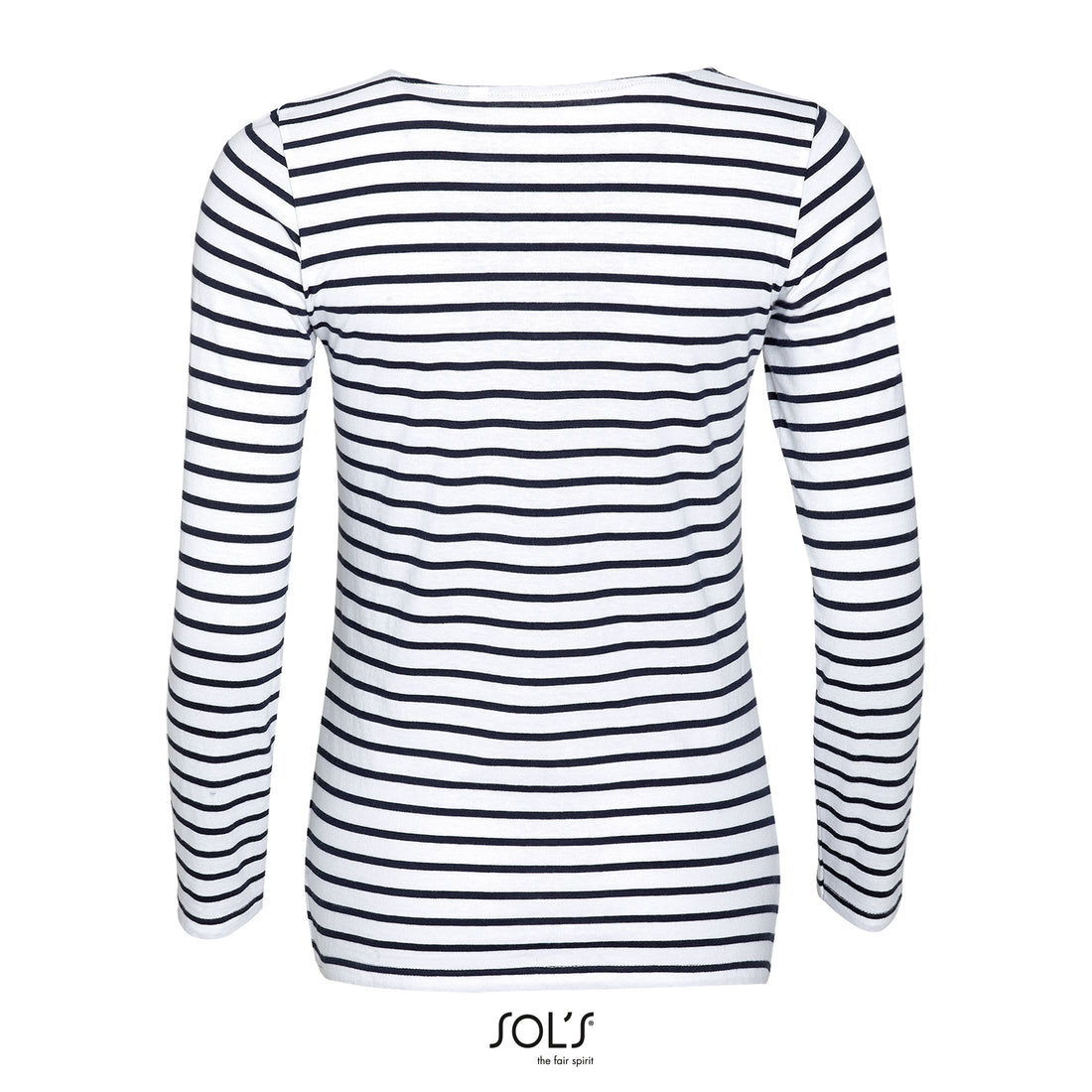Women´s Long Sleeve Striped T-Shirt Marine
