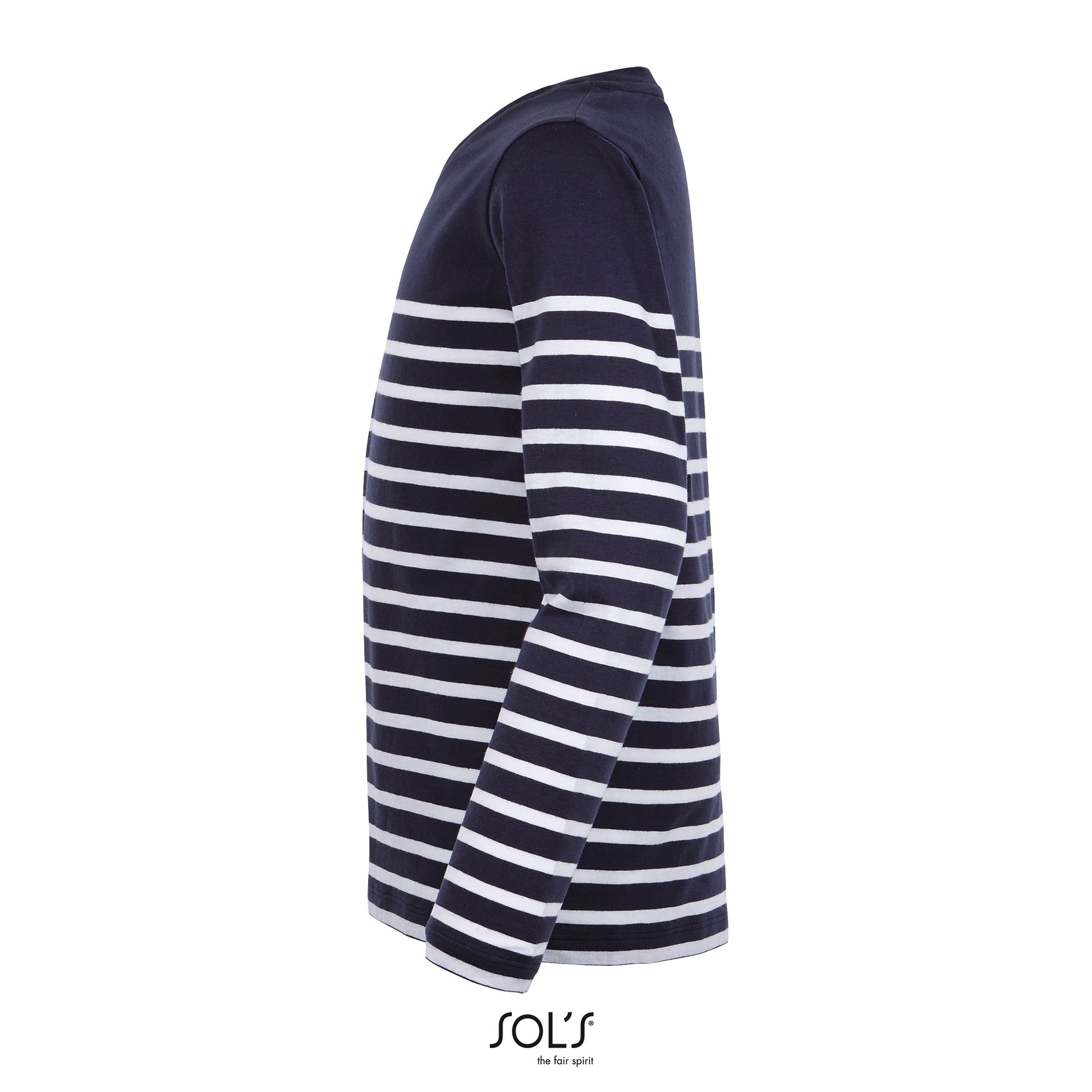 Kids´ Long Sleeve Striped T-Shirt Matelot