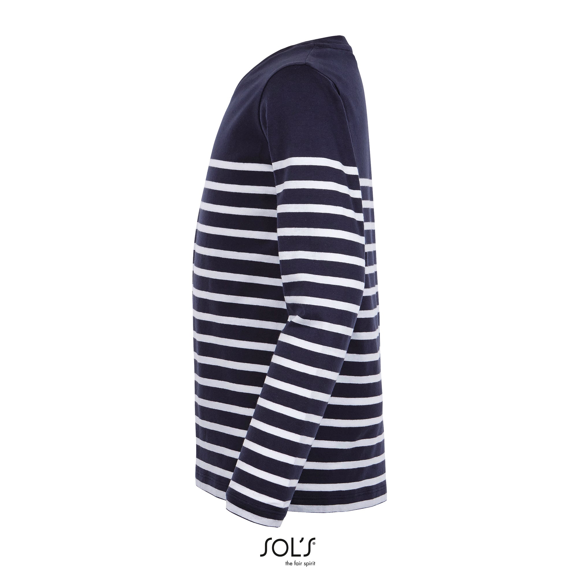 Kids´ Long Sleeve Striped T-Shirt Matelot