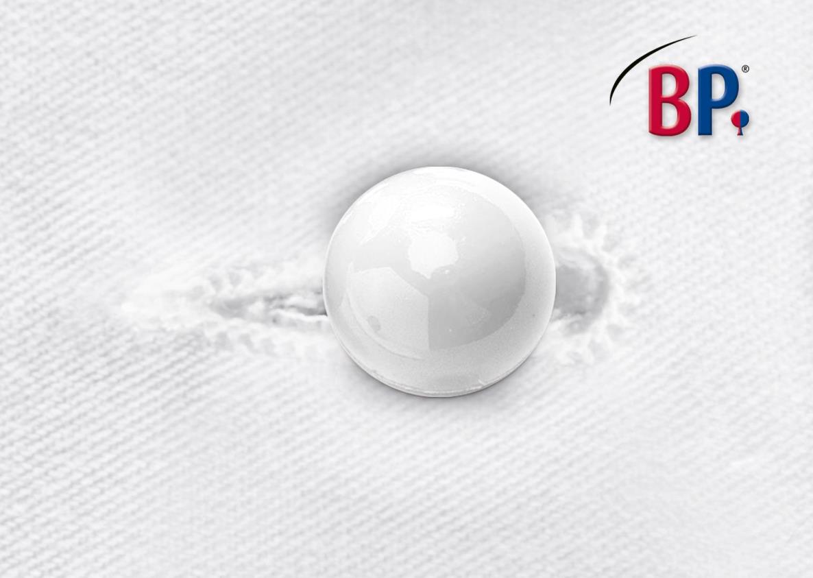 BP® Bolknopen (36 paar per pak)
