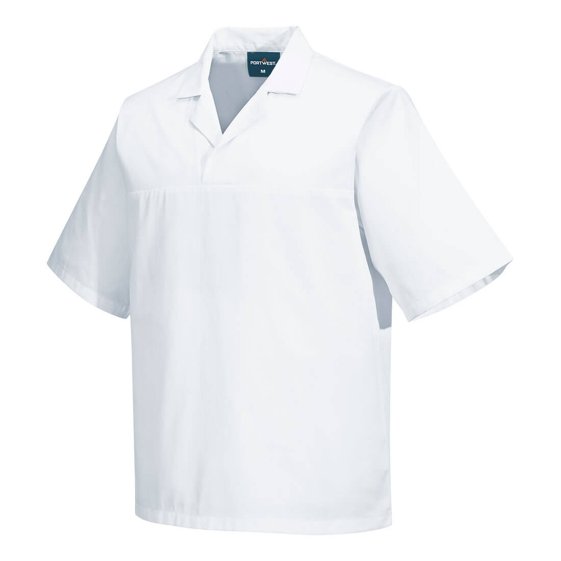 Shirt zonder zakken met korte mouwen