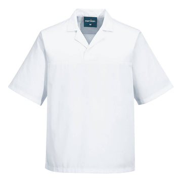 Shirt zonder zakken met korte mouwen