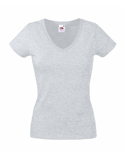 Lady-Fit Valueweight V-Neck T