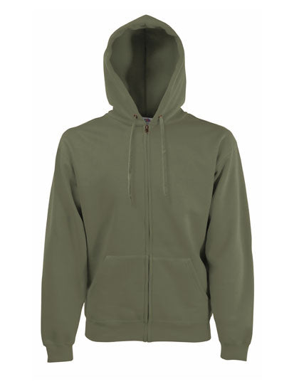 Zip Through Hooded Sweat Premium