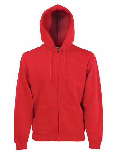 Zip Through Hooded Sweat Premium