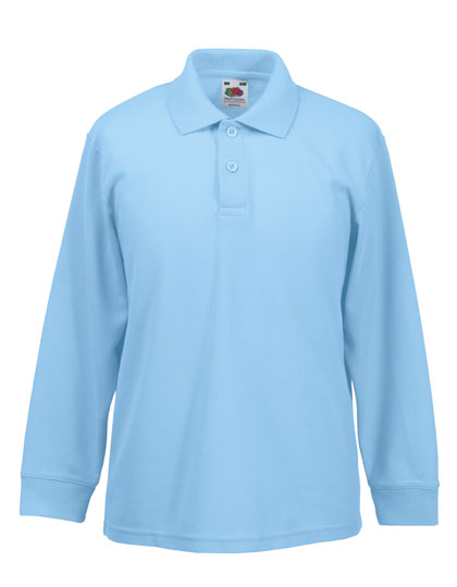 Kids Long Sleeve 65/35 Polo