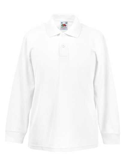 Kids Long Sleeve 65/35 Polo