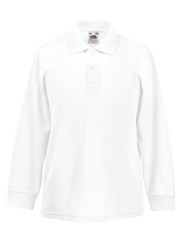 Kids Long Sleeve 65/35 Polo