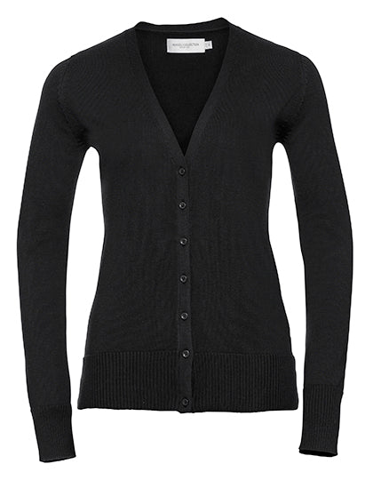 Ladies V-Neck Knitted Cardigan