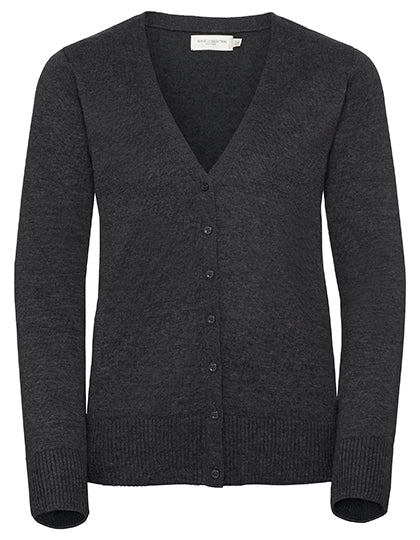 Ladies V-Neck Knitted Cardigan