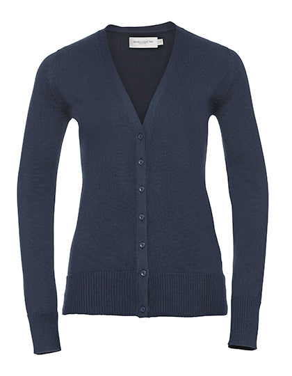 Ladies V-Neck Knitted Cardigan