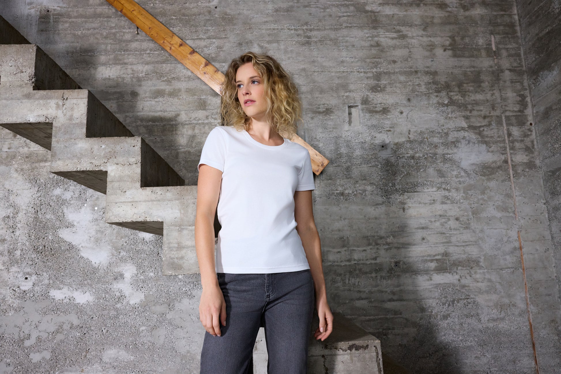 Ladies' T-shirt 1:1 Rib OCS Standard