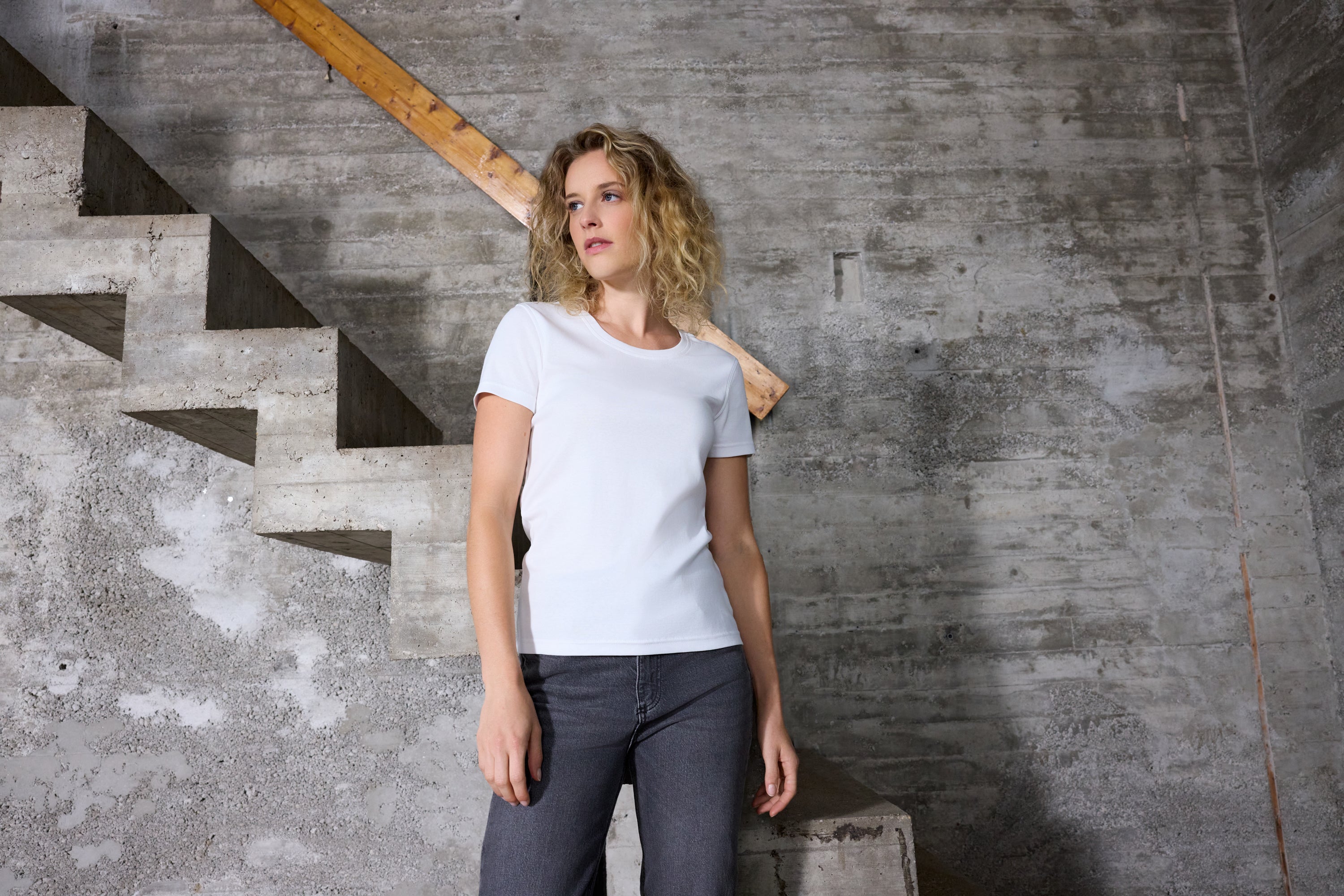 Ladies' T-shirt 1:1 Rib OCS Standard