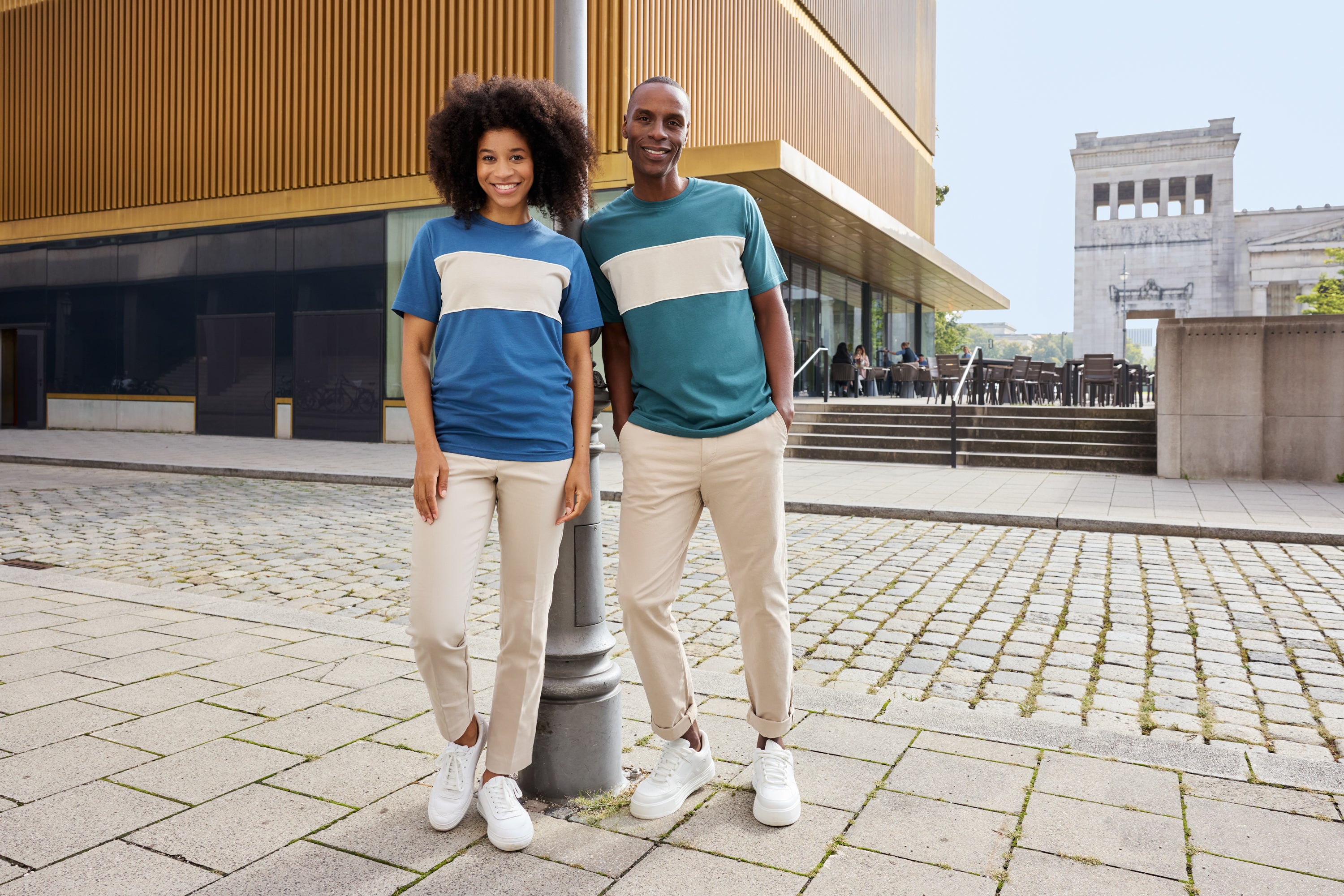 T-Shirt colour-block UNISEX OCS Standard