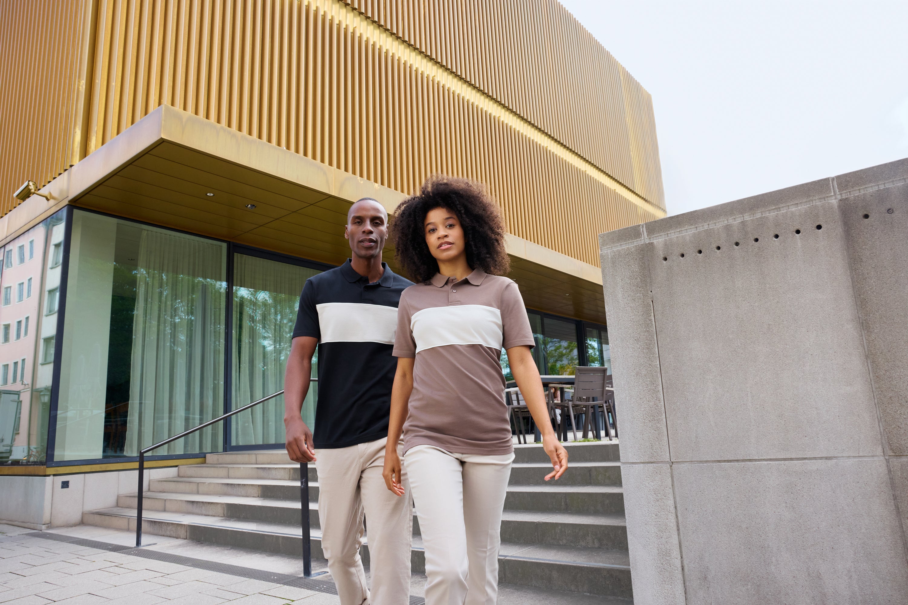 Polo colour-block UNISEX OCS Standard