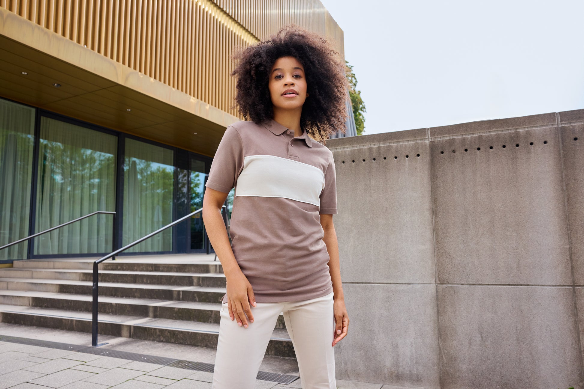 Polo colour-block UNISEX OCS Standard