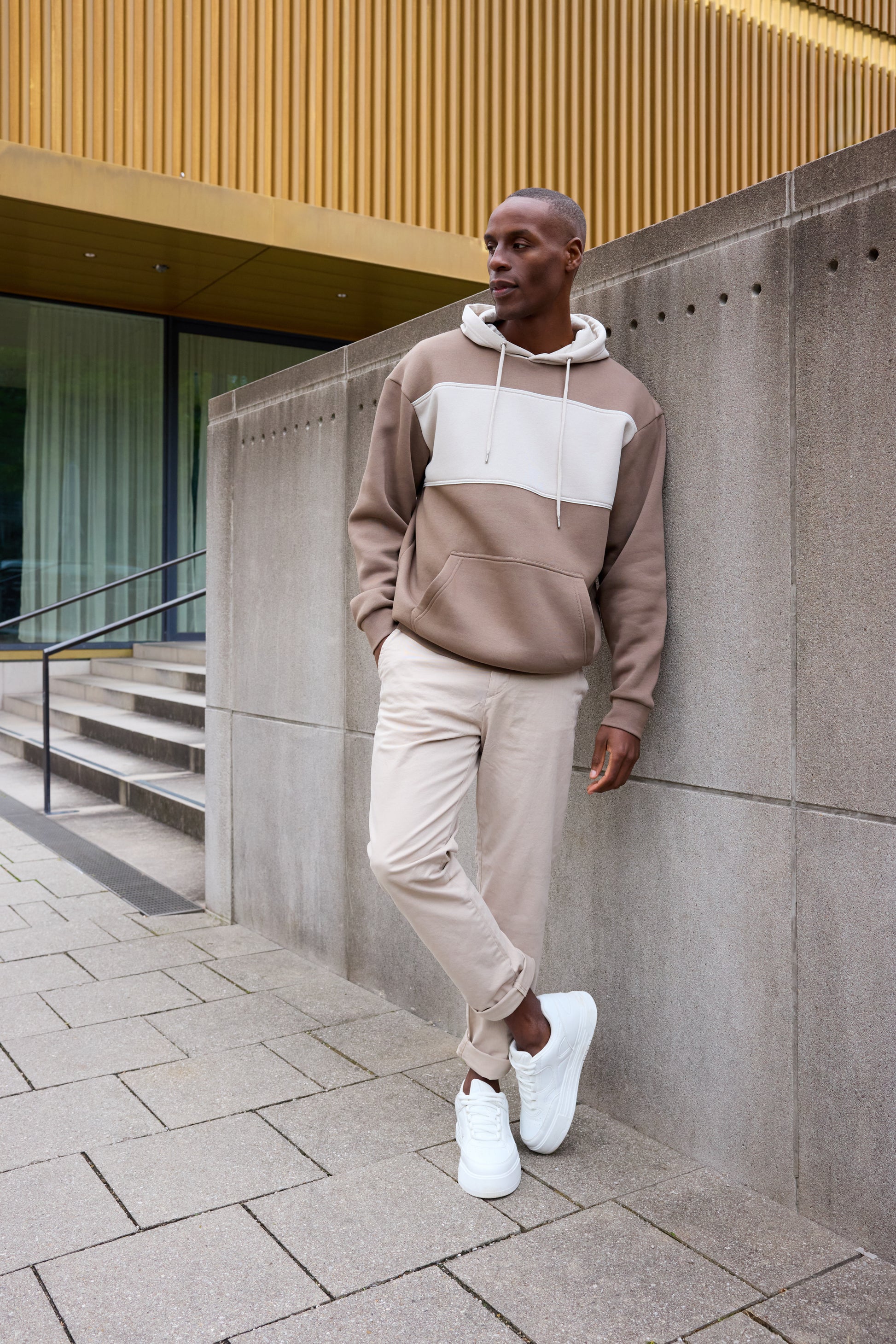 Sweat-Hoody colour-block UNISEX OCS Blended & RCS
