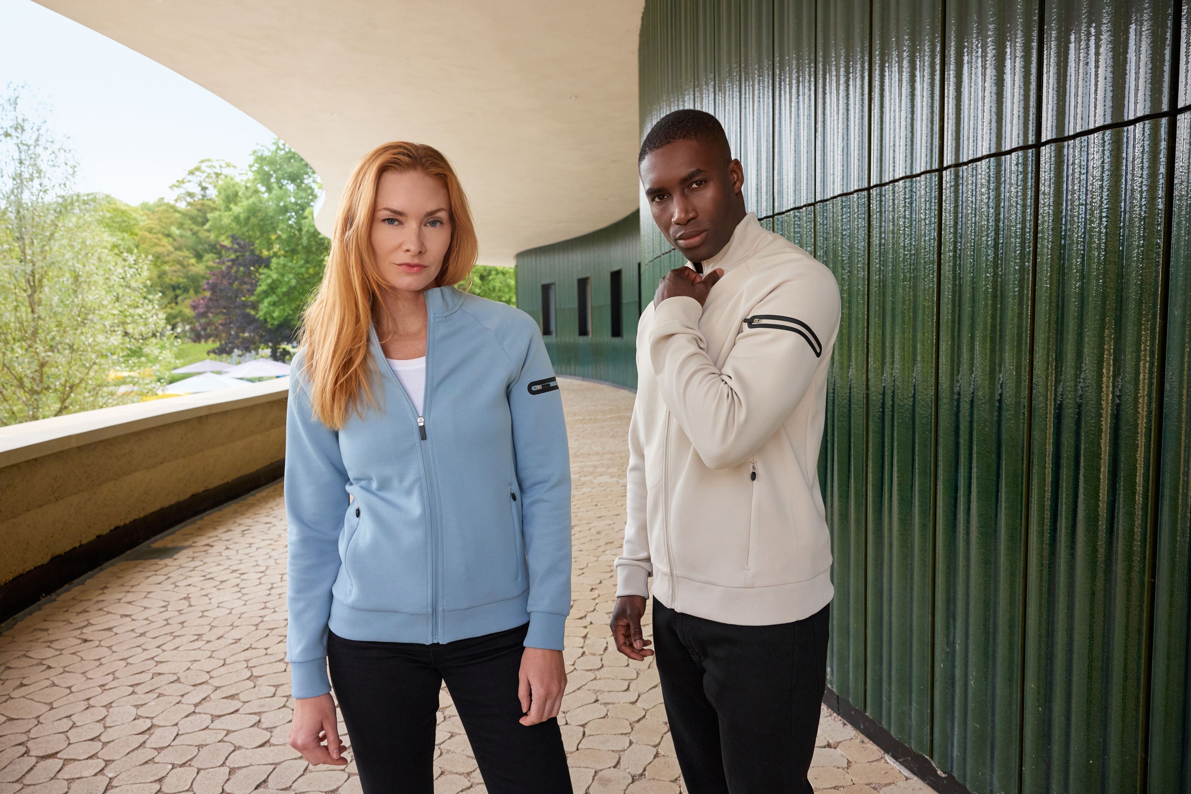 Men's Zip Jacket Interlock OCS Blended & RCS