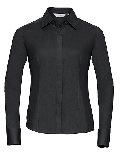 Ladies Fitted Poplin Shirt- LSL