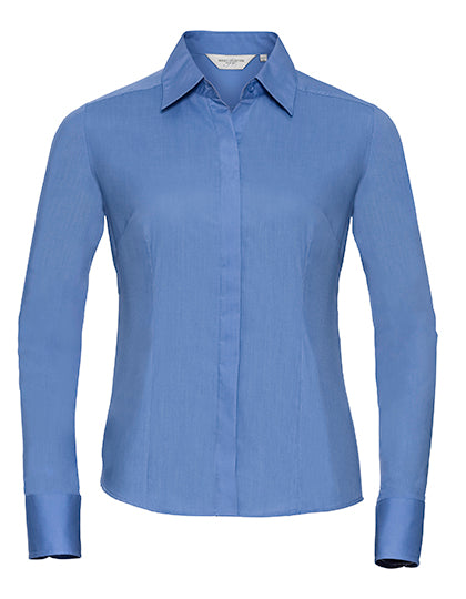 Ladies Fitted Poplin Shirt- LSL