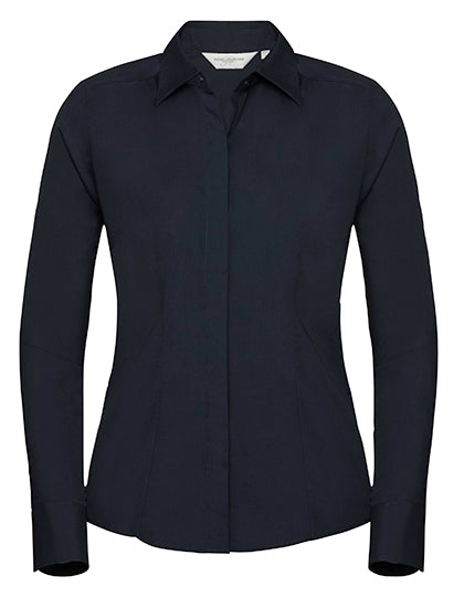 Ladies Fitted Poplin Shirt- LSL