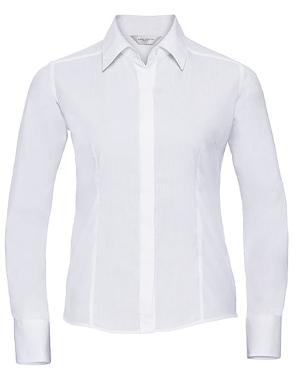 Ladies Fitted Poplin Shirt- LSL