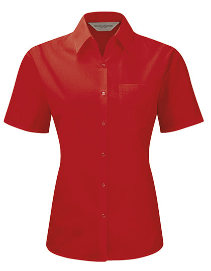 Ladies' SS Poly-Cotton Easy Care