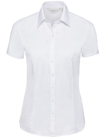 Ladies' SS Utimate Herringbone Shirt