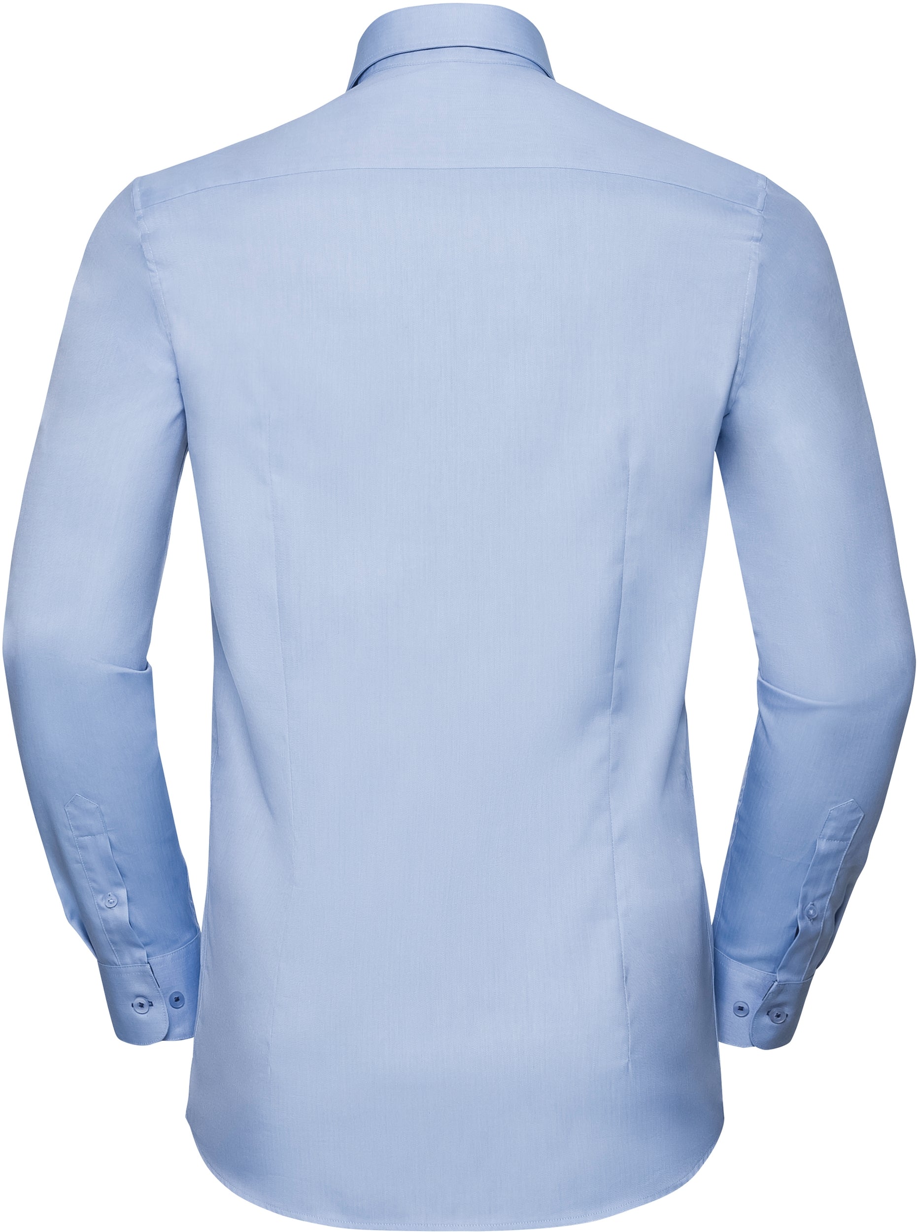 Men's LSL Tailored Contrast Herringbone Shirt