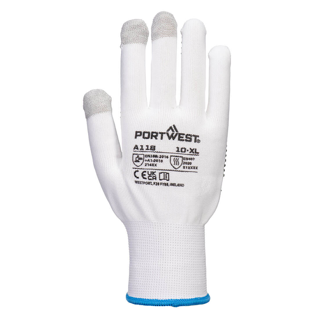 Grip 13 PVC Touchscreen Handschoen met dots (Pk12)