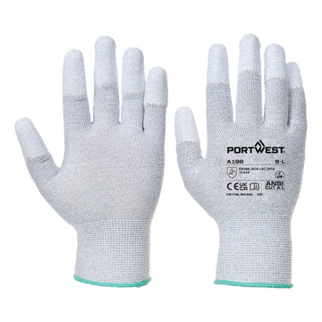 Antistatische PU Vingertop-Handschoen