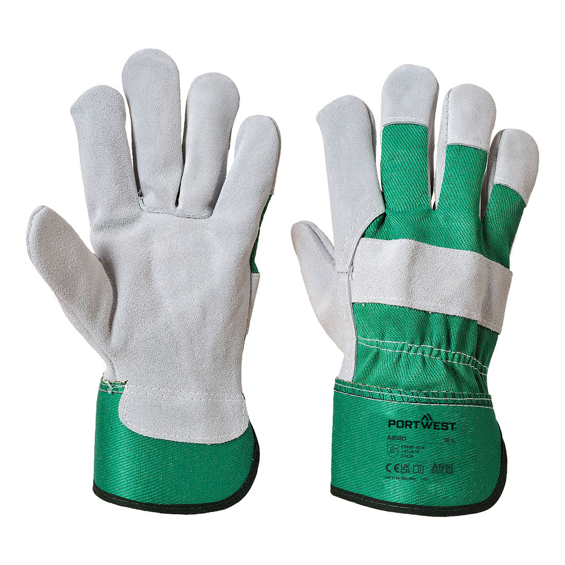 Premium Chrome Rigger Handschoen
