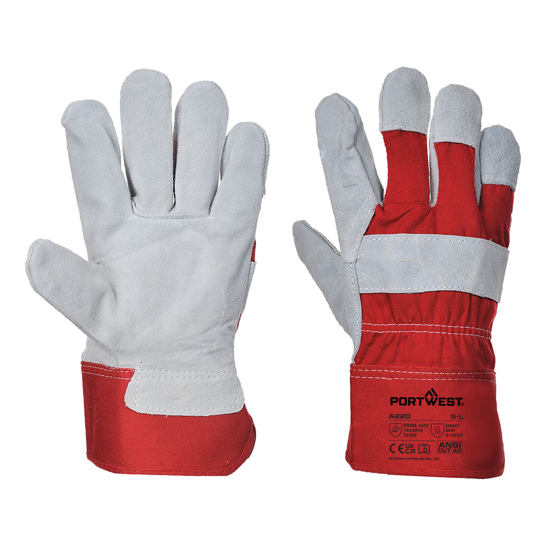 Premium Chrome Rigger Handschoen