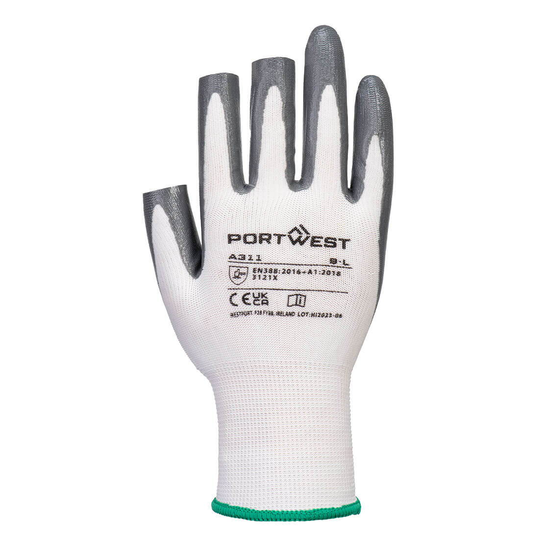 Grip 13 Nitril 3 vingerloze Handschoen (Pk12)