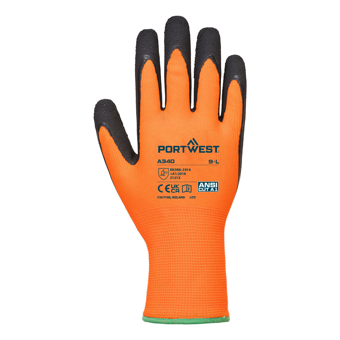 Hi-Vis Grip Handschoen - Latex