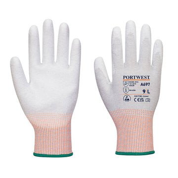 LR13 ESD PU Palm Handschoen (12 pr)
