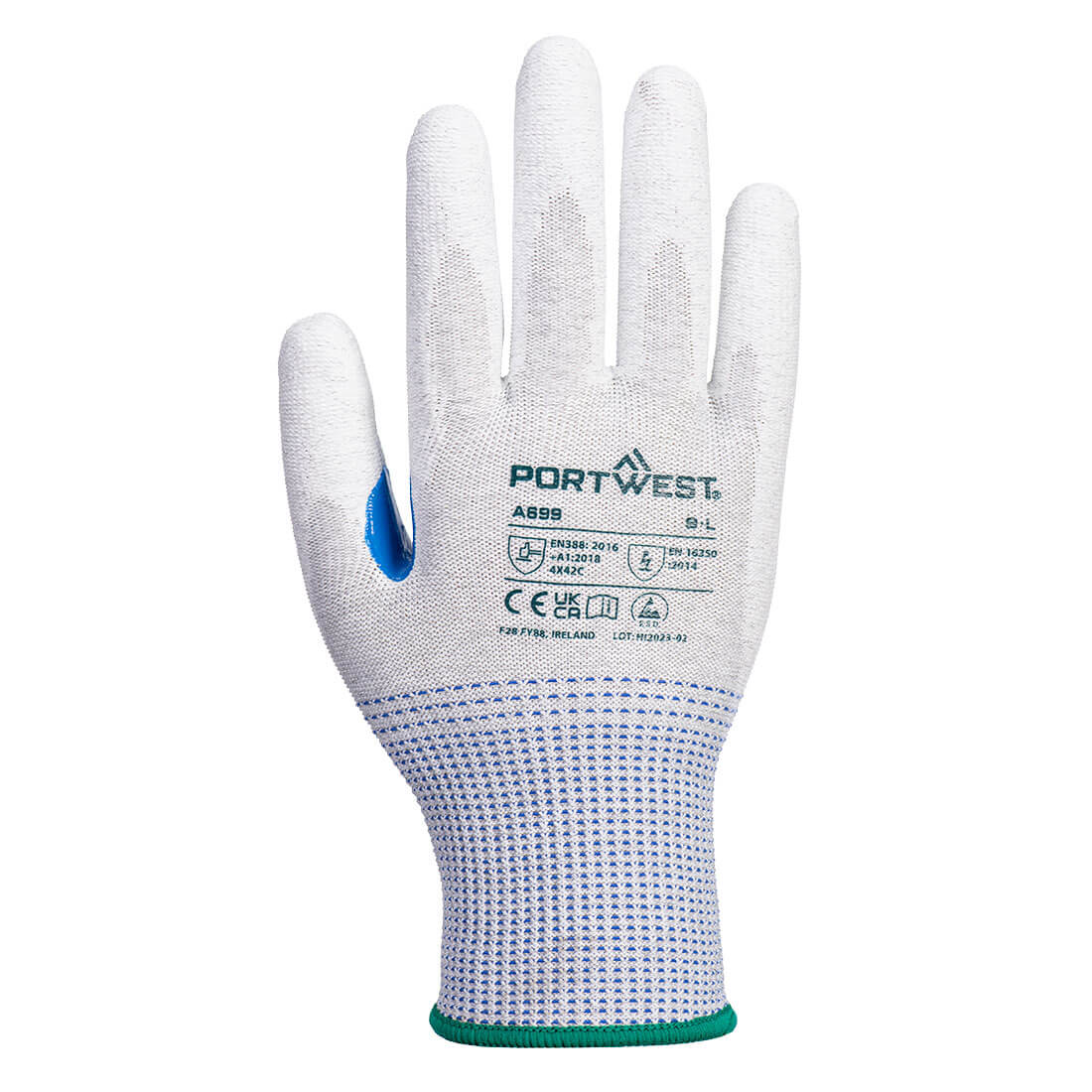 LR13 ESD PU Palm Handschoen - 12 pr