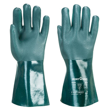 Dubbel Gedompelde PVC-handschoen 35cm