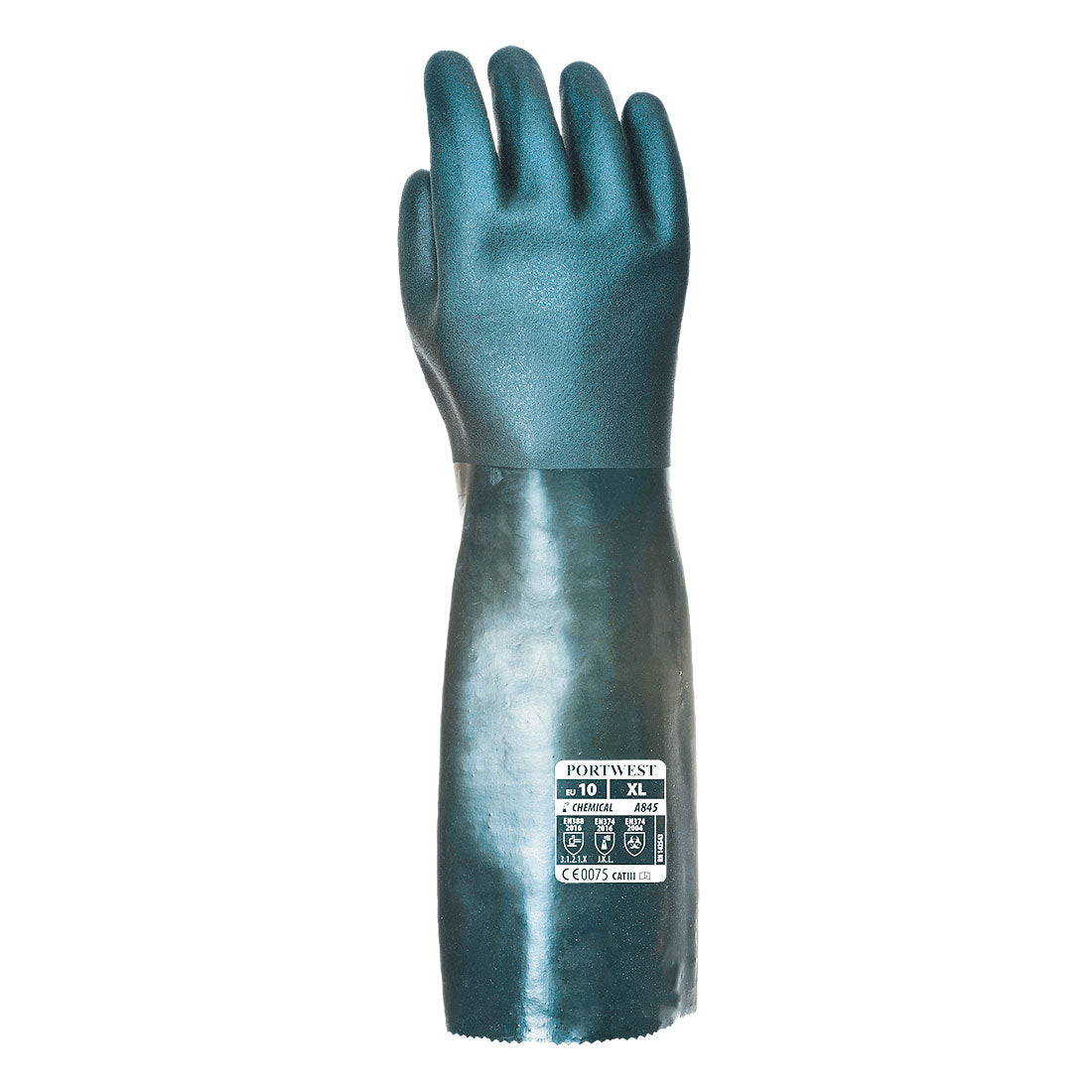 Dubbel Gedompelde PVC-handschoen 45cm