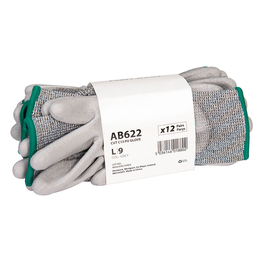 Snijklasse C C13 PU Handschoen in Multipack (Pk12)