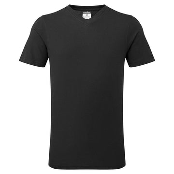 Katoenen T-shirt met V-hals
