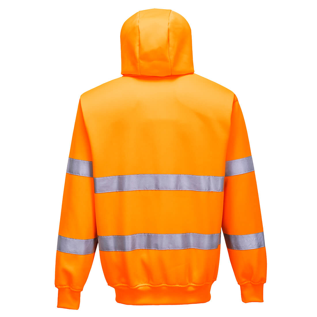 Hi-Vis Zipsweater met capuchon en rits