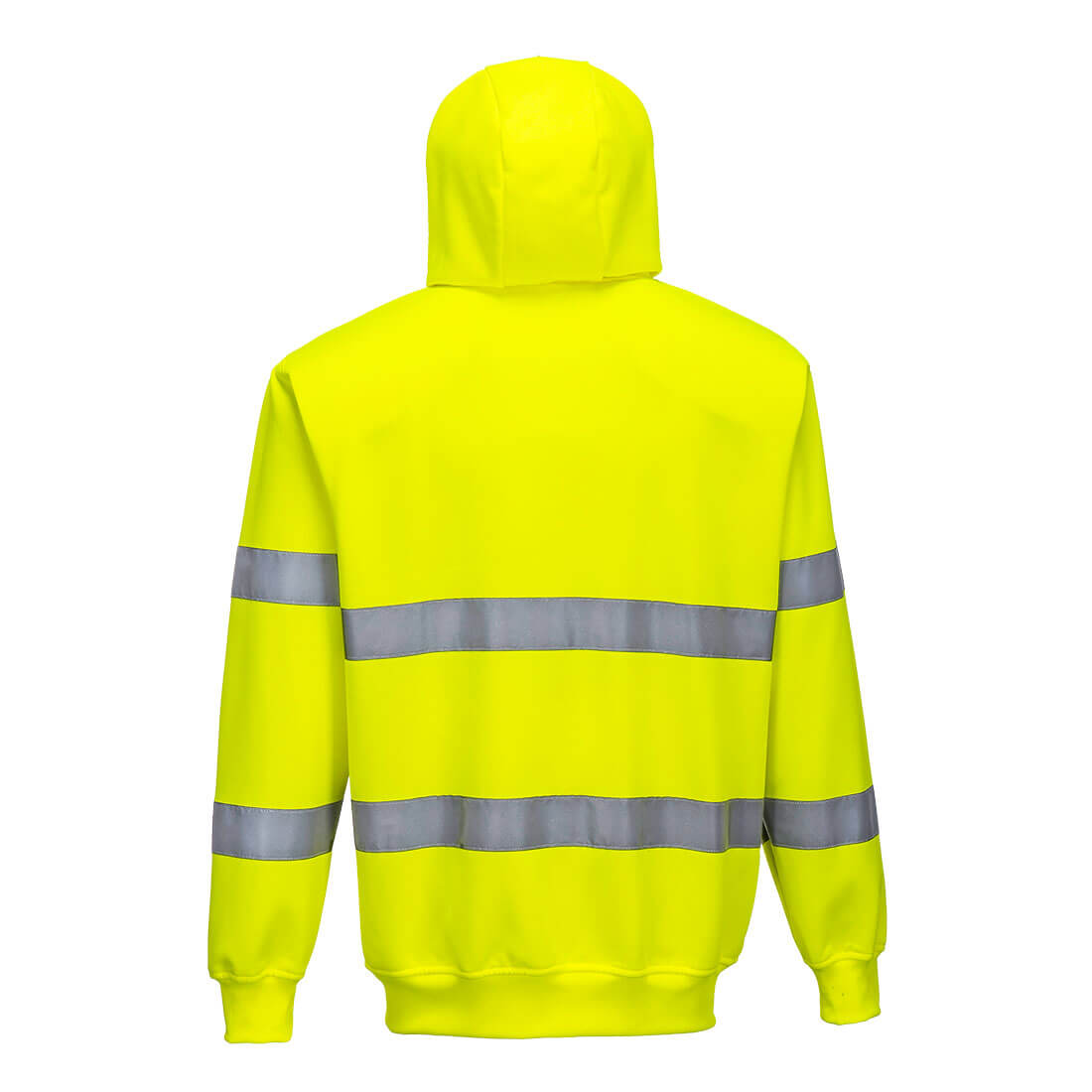 Hi-Vis Zipsweater met capuchon en rits
