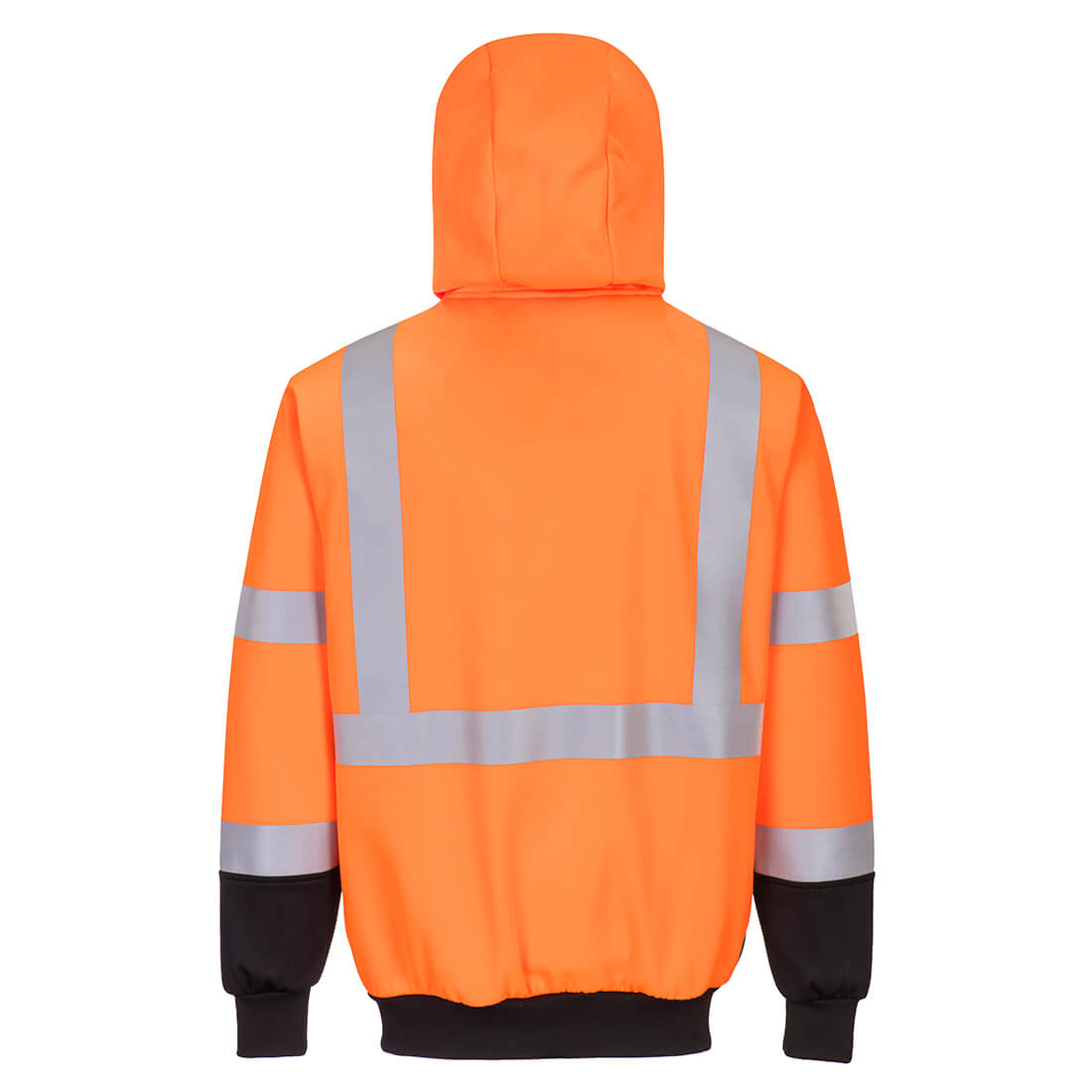 Hi-Vis Tweekleuren Hoody met rits