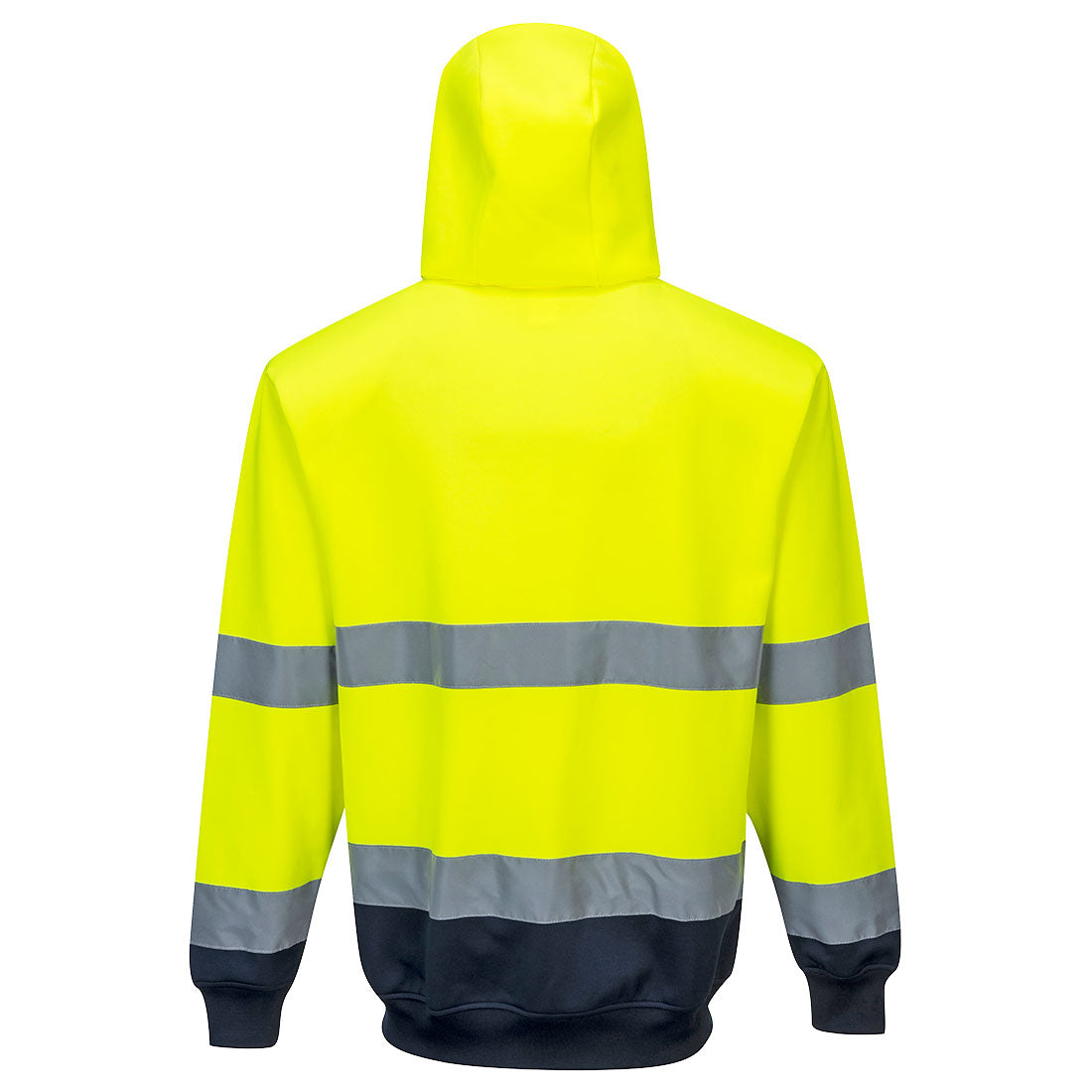 Hi-Vis Tweekleuren Hoody met rits