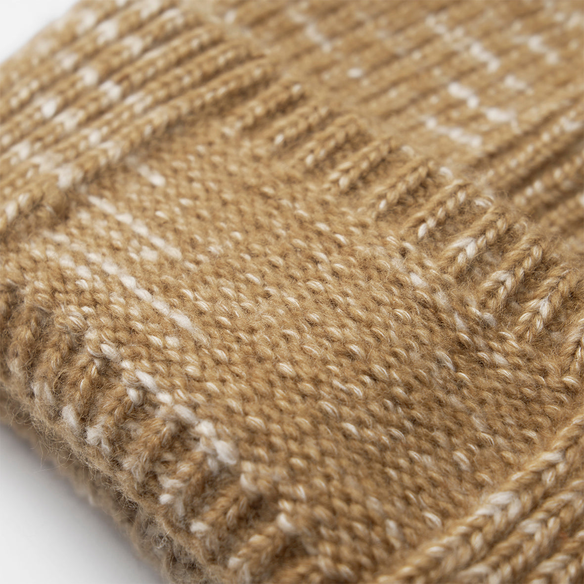 Chunky Knitted Patch Beanie