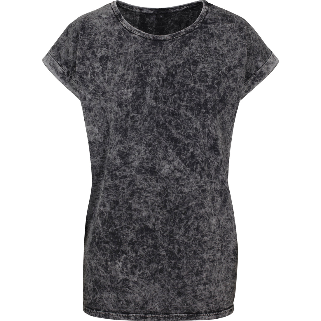 Ladies´ Acid Washed Extended Shoulder Tee