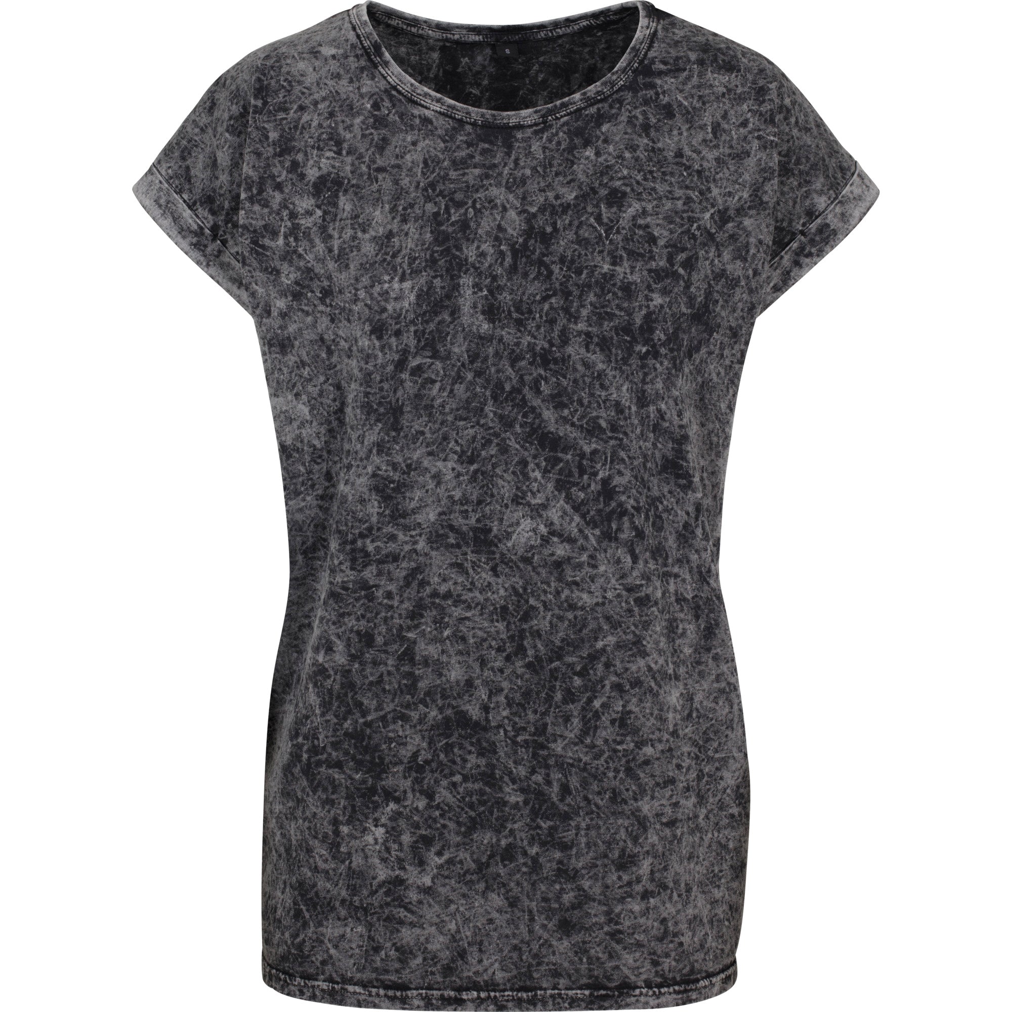 Ladies´ Acid Washed Extended Shoulder Tee